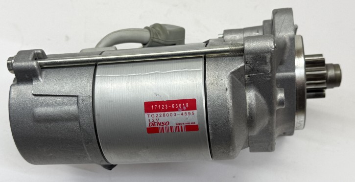 Anlasser Starter original Kubota Denso 17123-63016 | 12V | 9 Zähne | zb. V2403