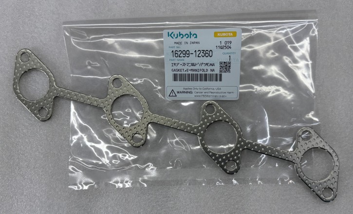 Abgaskrümmerdichtung V1305, V1505 für Kubota Krümmerdichtung