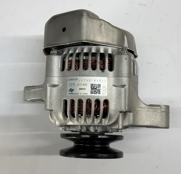 Lichtmaschine original für Kubota 12V 40A | 1G740-64011 | B+ seitlich