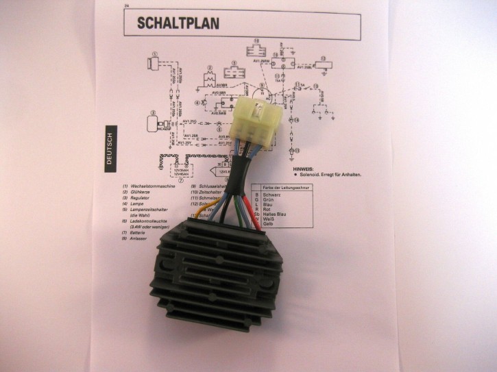 Laderegler Lichtmaschinenregler für Kubota