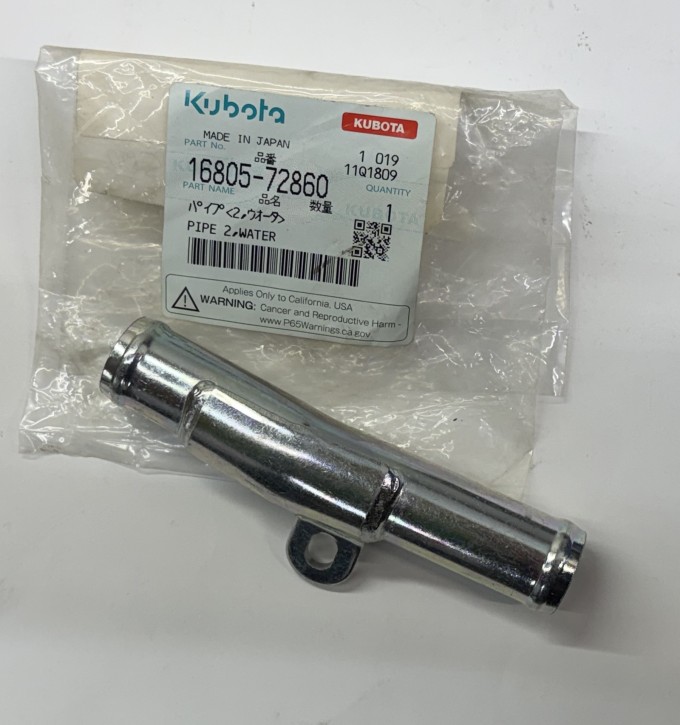 Wasserrohr Verbindungsrohr für Kubota zb. D722 | 16805-72860