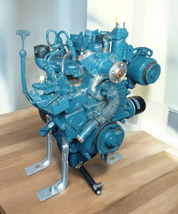 Kubota Dieselmotor Z482 gebraucht - Probelauf