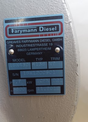 Farymann Dieselmotor 18W430 Neumotor - Lagerware - Sofort verfügbar