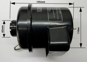 Universal Luftfilter inkl. Filtereinsatz für Kubota