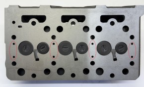 Zylinderkopf für D1302 mit Ventile + Wasserlöcher